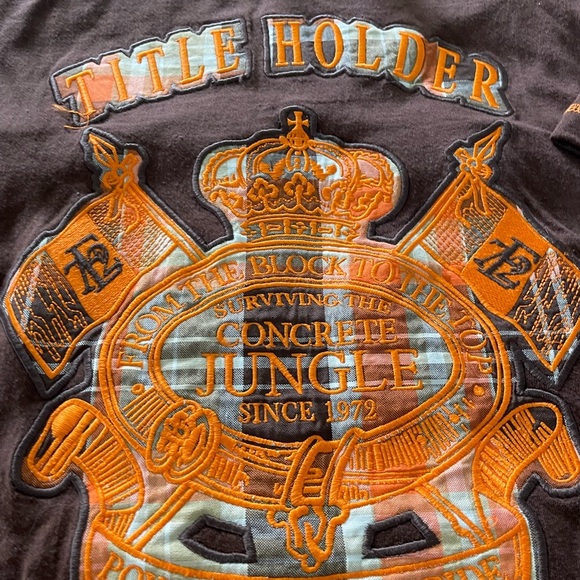 Evolution in design Brown and Orange Kids Short Sleeve Tee size large 14-16 - Picture 2 of 5